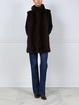 Mahogany Mink Fur Vest
