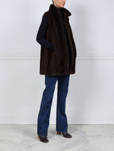 Mahogany Mink Fur Vest