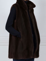 Mahogany Mink Fur Vest