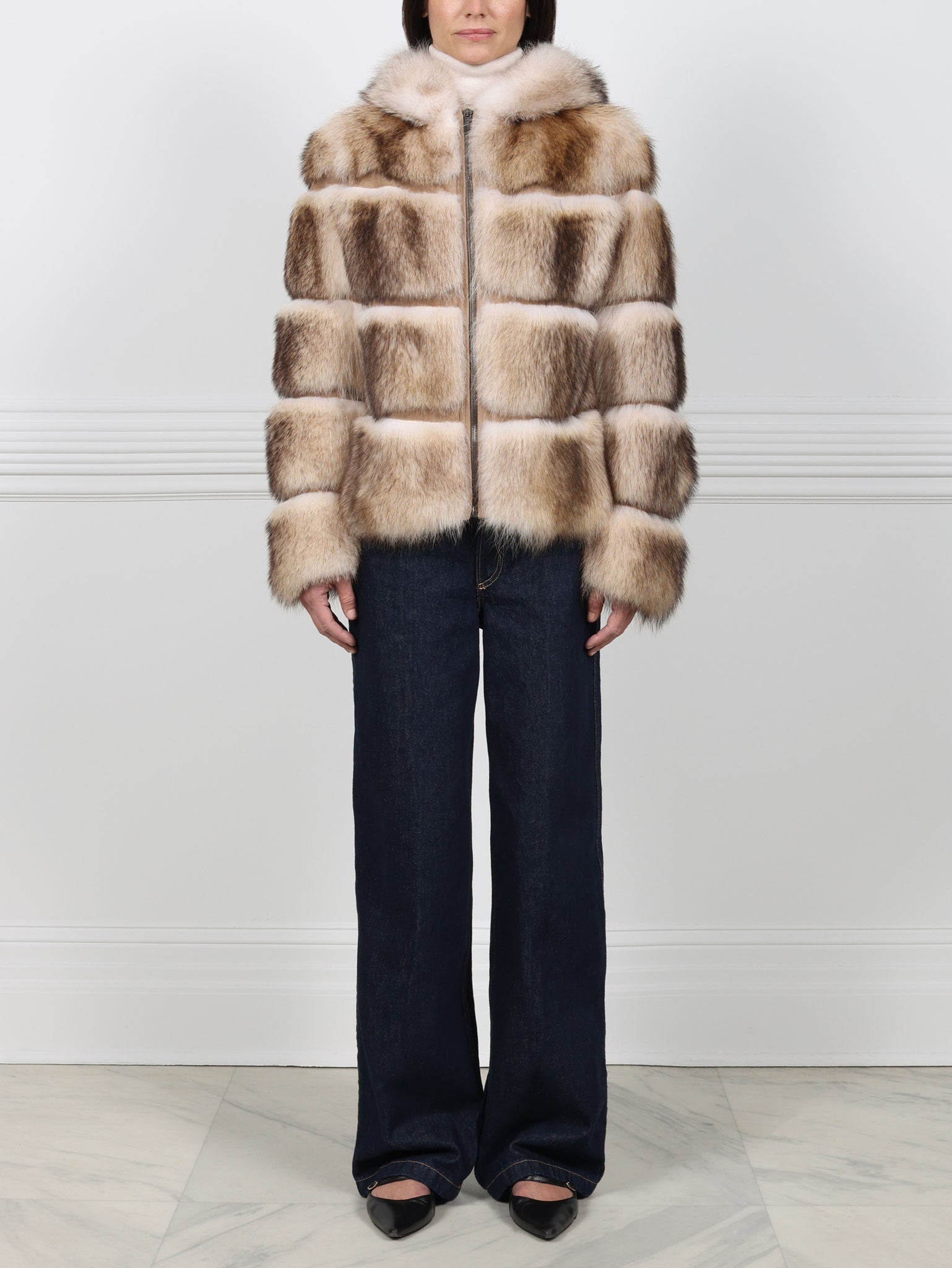 The Hooded Lodge  Fur & Suede Jacket