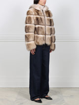 The Hooded Lodge  Fur & Suede Jacket