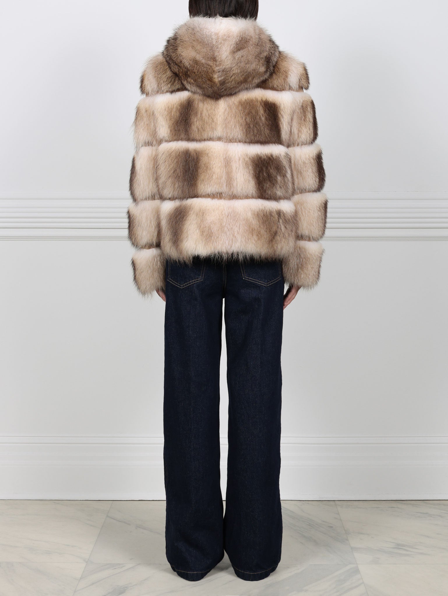 The Hooded Lodge  Fur & Suede Jacket
