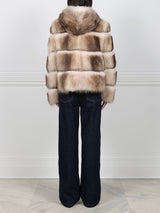 The Hooded Lodge  Fur & Suede Jacket