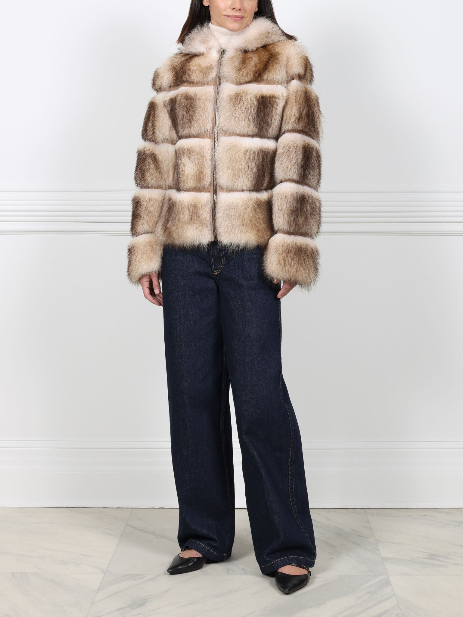 The Hooded Lodge  Fur & Suede Jacket