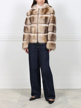 The Hooded Lodge  Fur & Suede Jacket