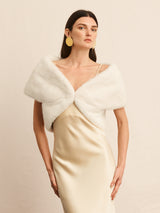 The Bridal Collection - The Ansley Mink Fur Shrug