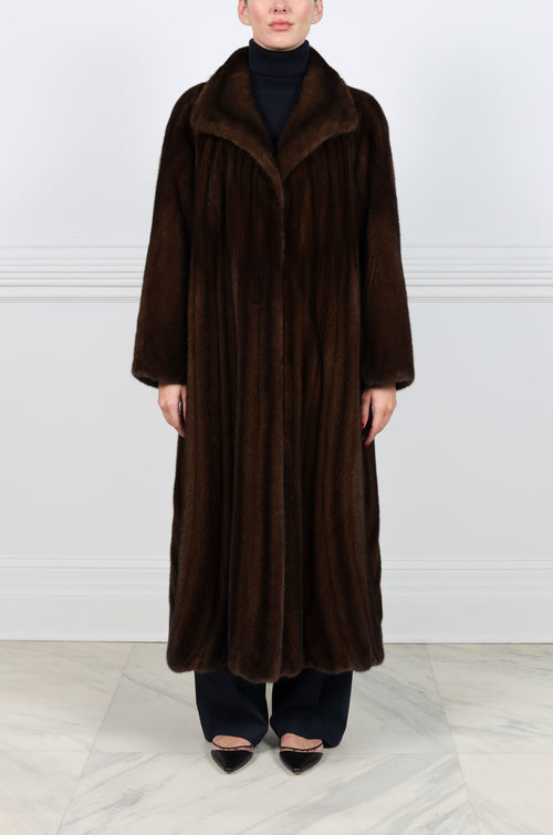 The Swirl Mink Fur Coat