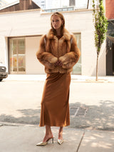 The Estelle Fur Jacket in Fox