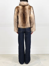 Ivory Raccoon Jacket