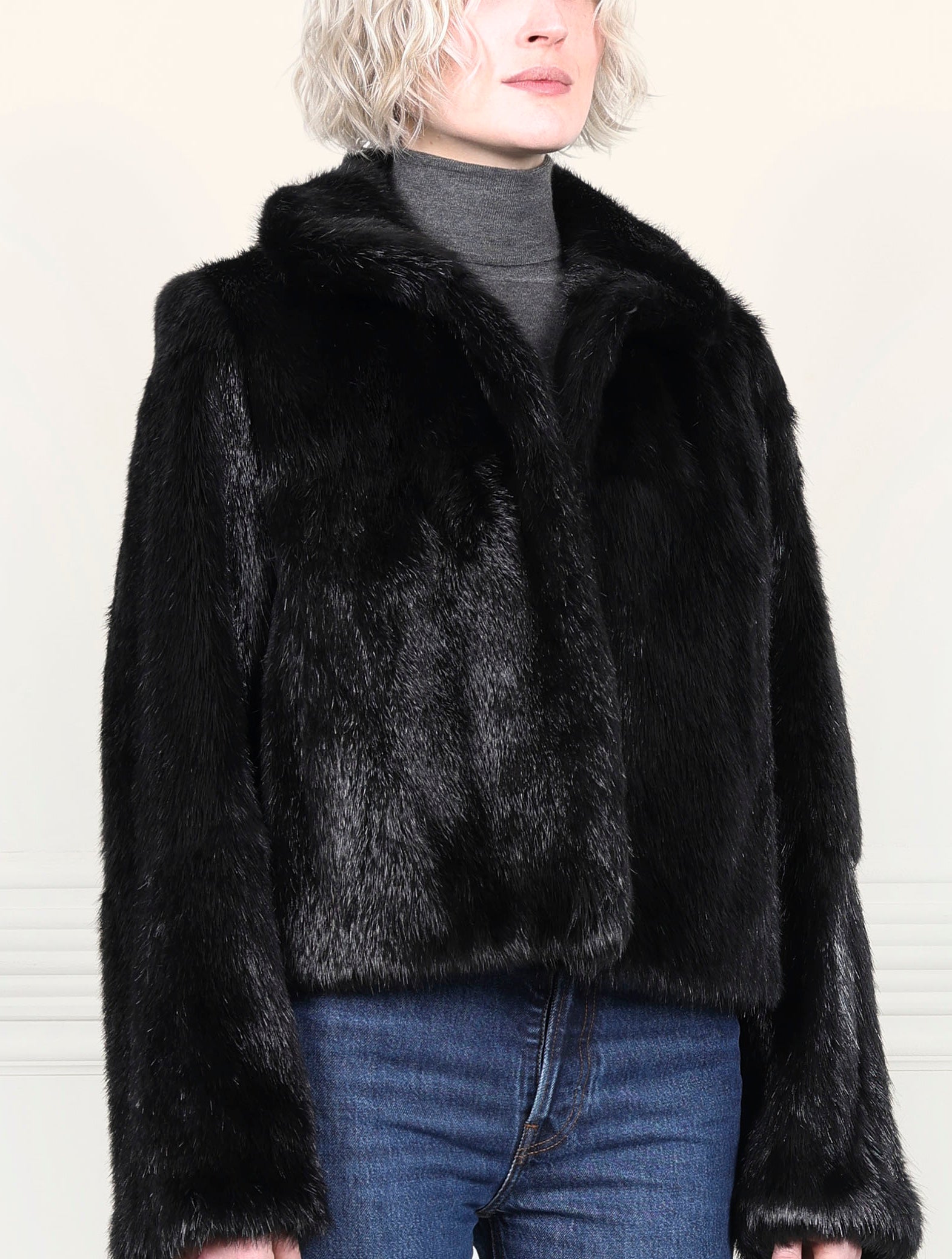 The Estelle Fur Jacket in Nutria