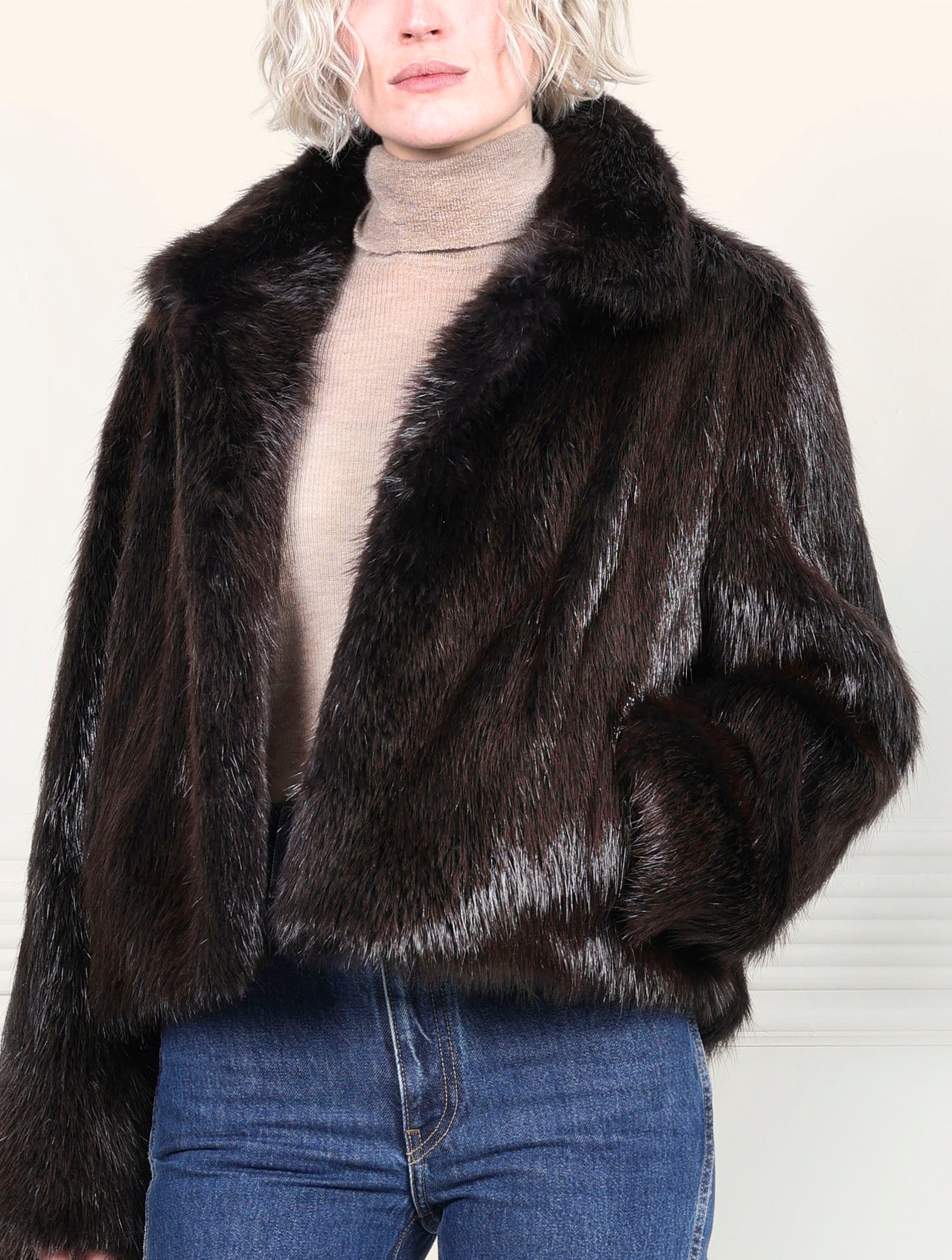 The Estelle Fur Jacket in Beaver