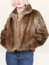 The Estelle Fur Jacket in Beaver