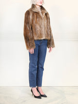 The Estelle Fur Jacket in Beaver