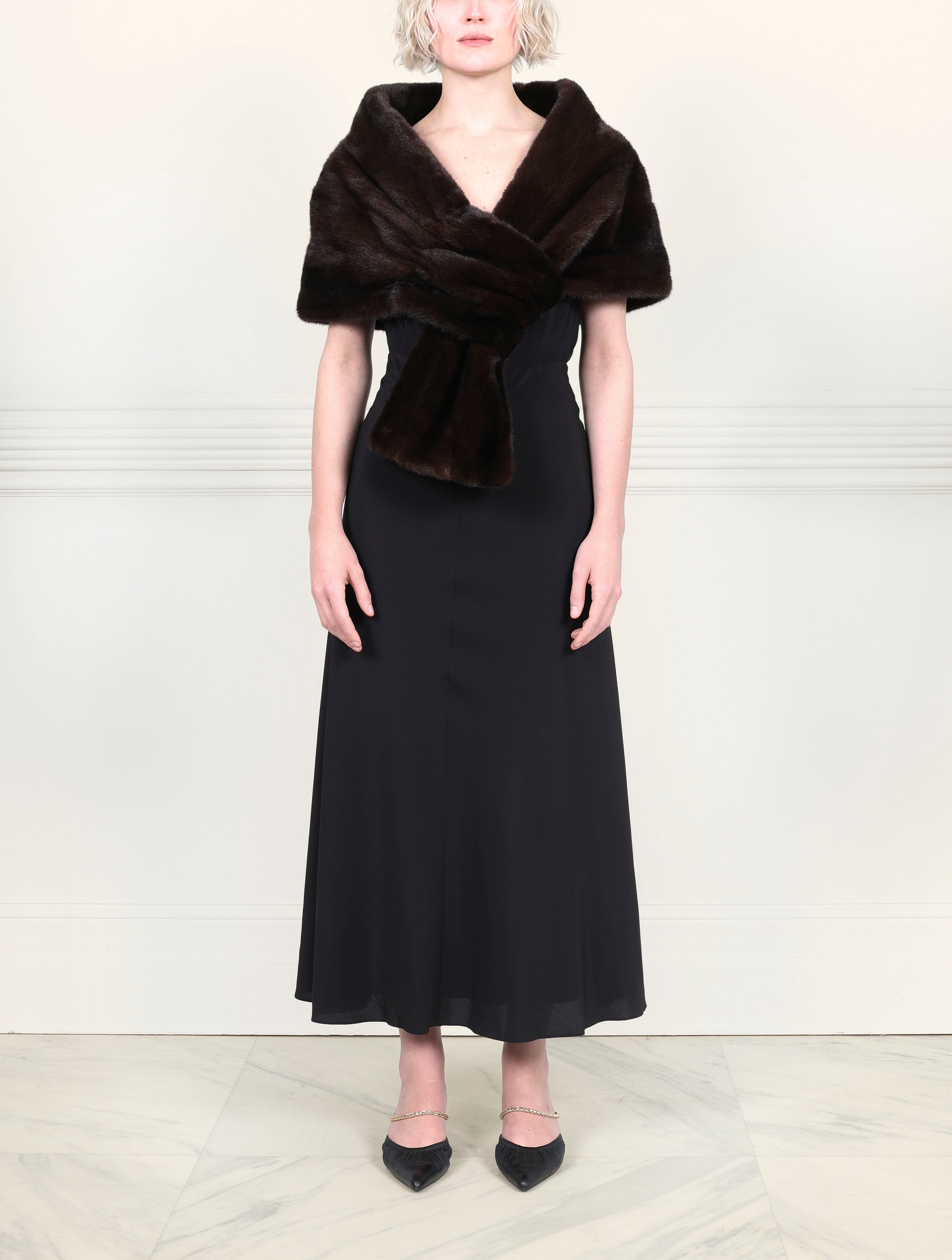 The Zola Mink Fur Stole
