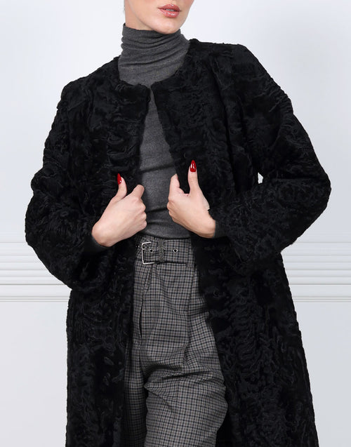 The Linden Swakara Lamb Coat