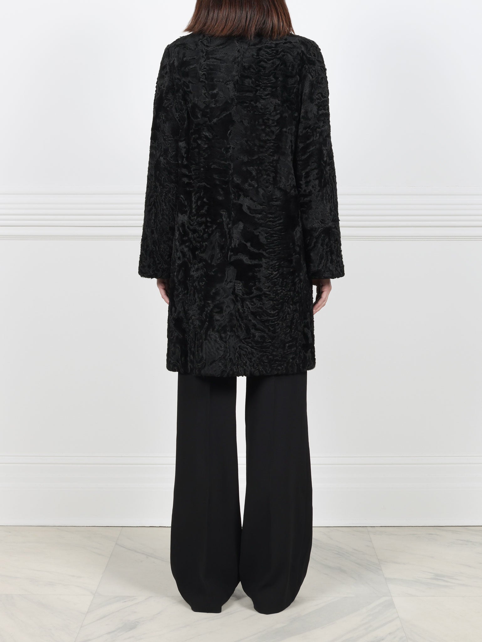 The Linden Swakara Lamb Coat