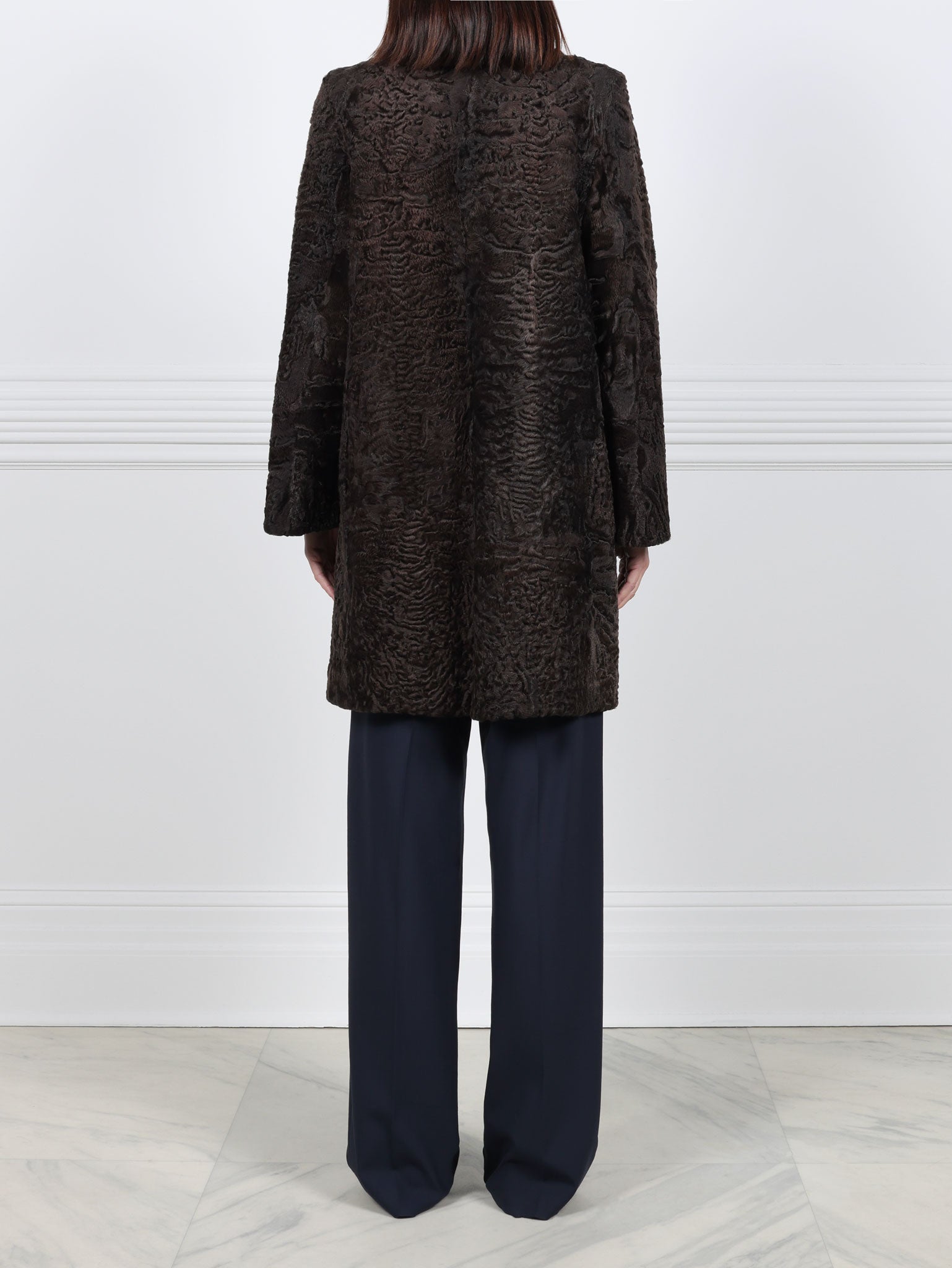 The Linden Swakara Lamb Coat