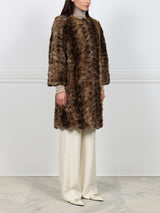 Upcycled  Sable Fur Coat