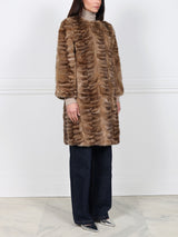 Upcycled Golden Sable Fur Coat