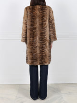 Upcycled Golden Sable Fur Coat