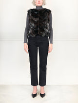 Fox Fur Patchwork Vest (NEW)