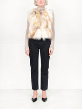 Fox Fur Patchwork Vest (NEW)