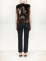 Fox Fur Patchwork Vest (NEW)