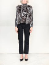 Fox Fur Patchwork Vest (NEW)