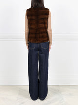 Horizontal Mink Vest