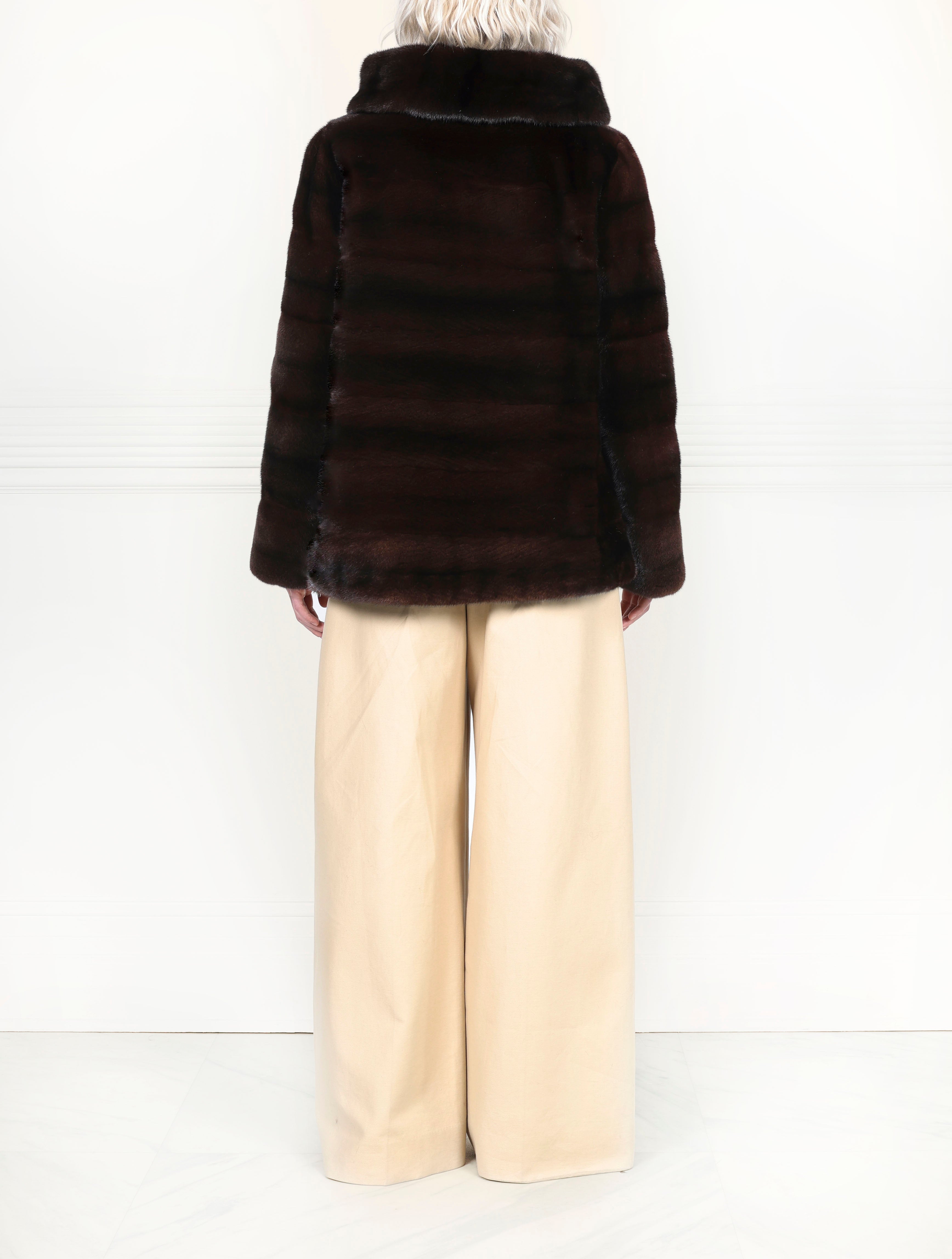 The Huntington Mink Fur Pullover