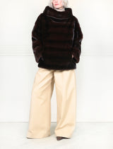 The Huntington Mink Fur Pullover