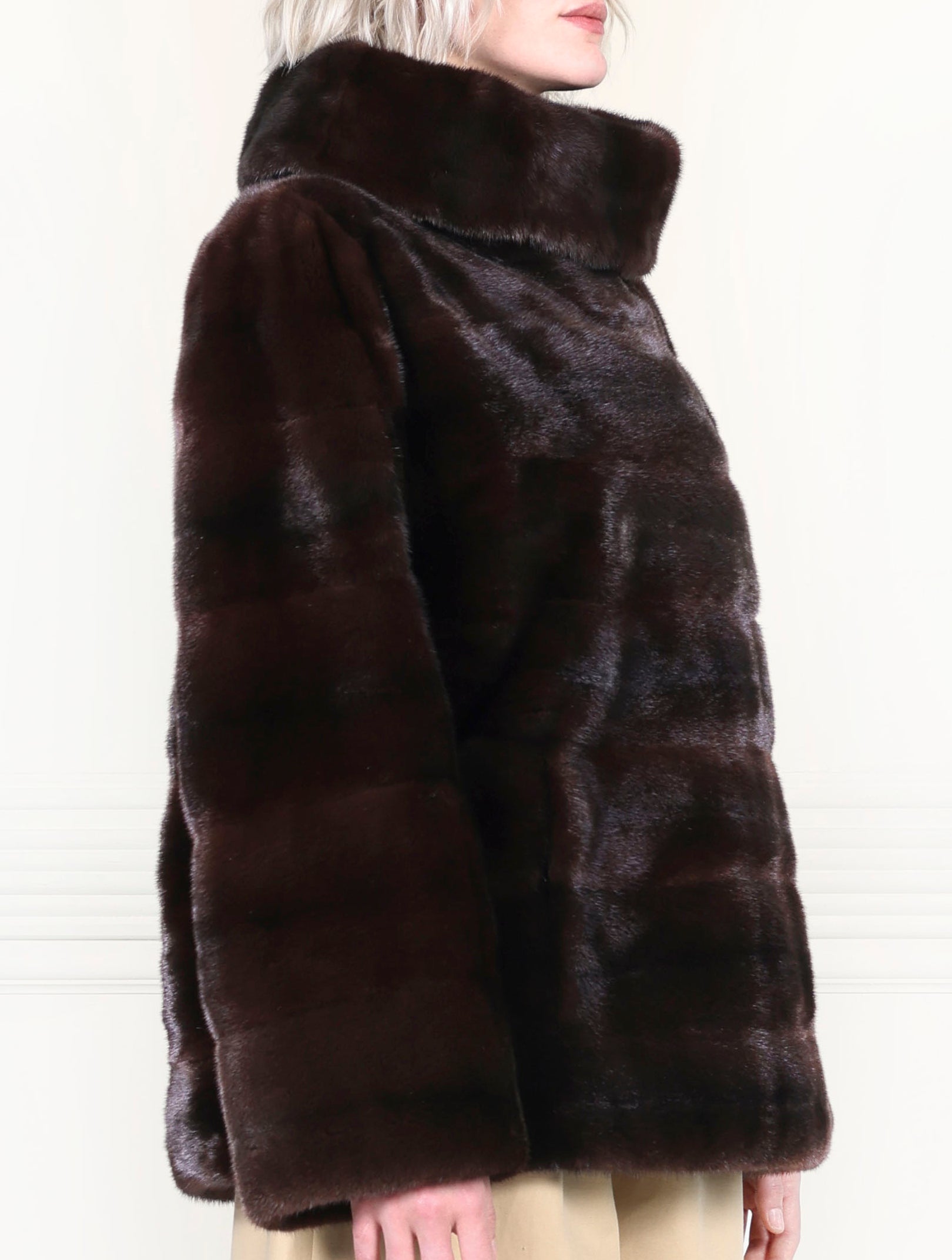 The Huntington Mink Fur Pullover