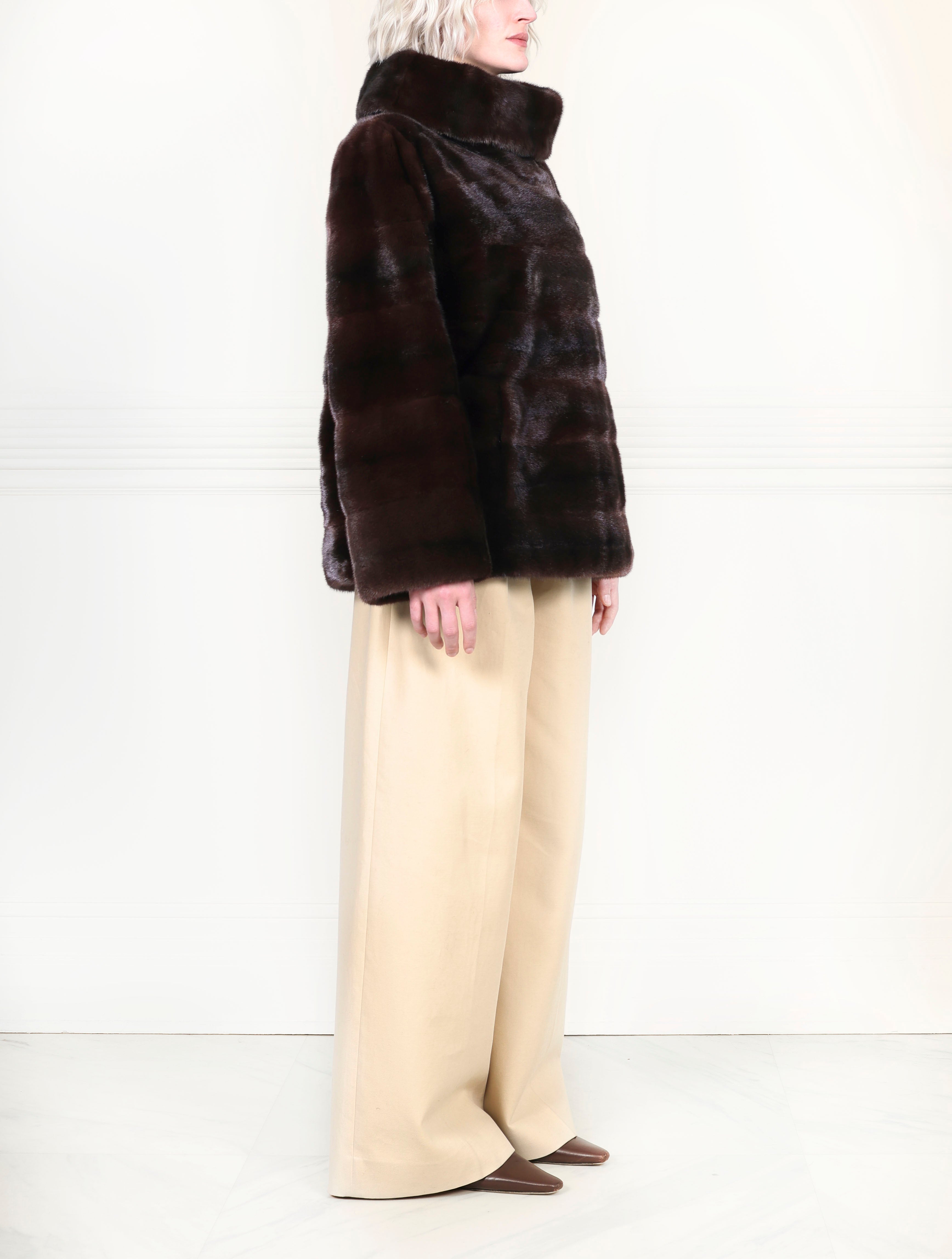 The Huntington Mink Fur Pullover