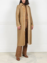 Camel Shearling Coat