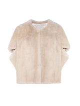 The Frances Mink Fur Cocoon Vest