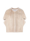 The Frances Mink Fur Cocoon Vest