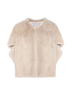 The Frances Mink Fur Cocoon Vest