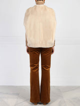 The Frances Mink Fur Cocoon Vest