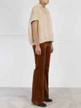 The Frances Mink Fur Cocoon Vest