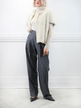 The Frances Knitted Mink Fur Cocoon Vest