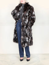 Upcycled Patchwork Fox Fur Coat