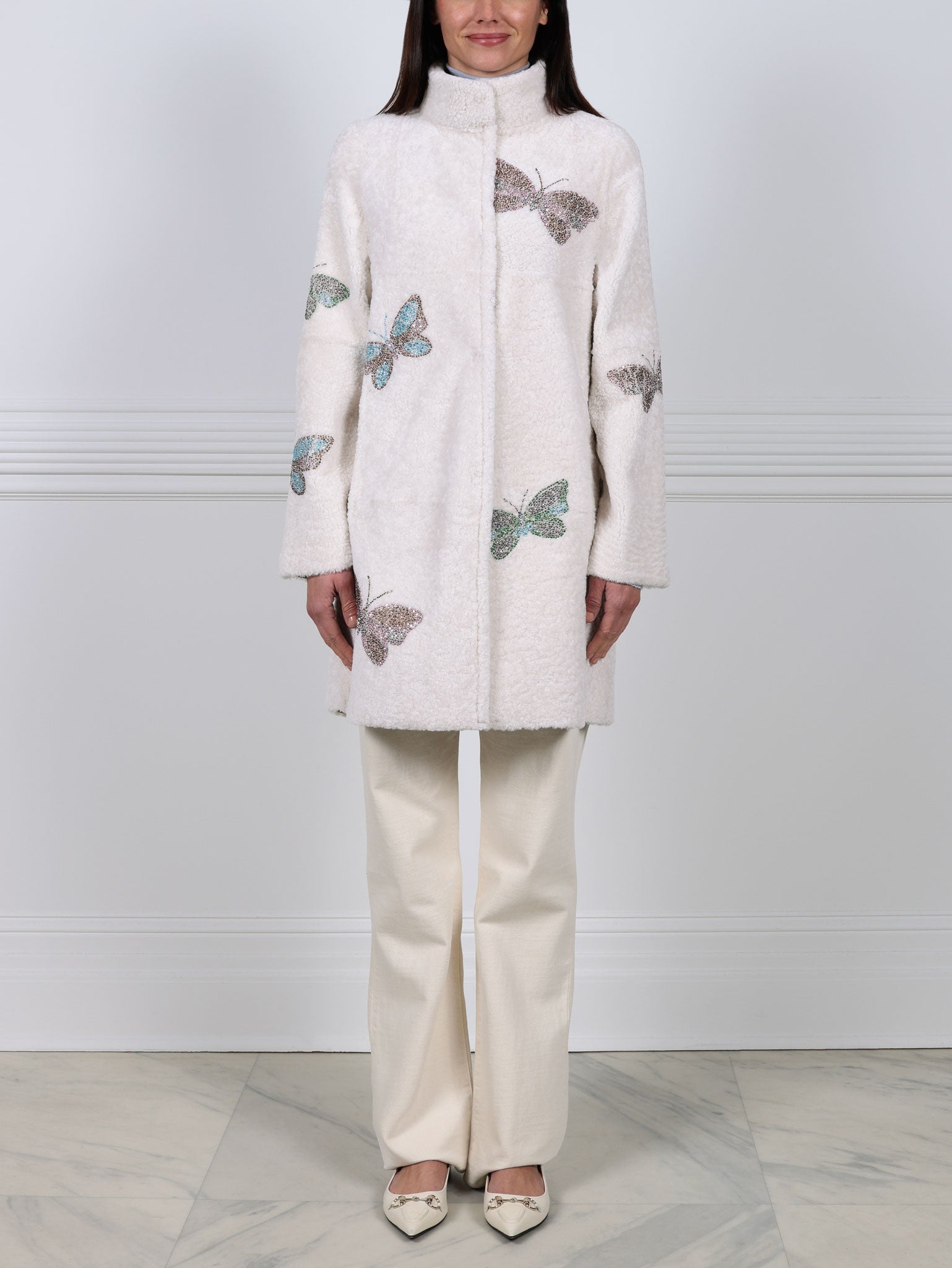 The Butterfly Shearling Coat
