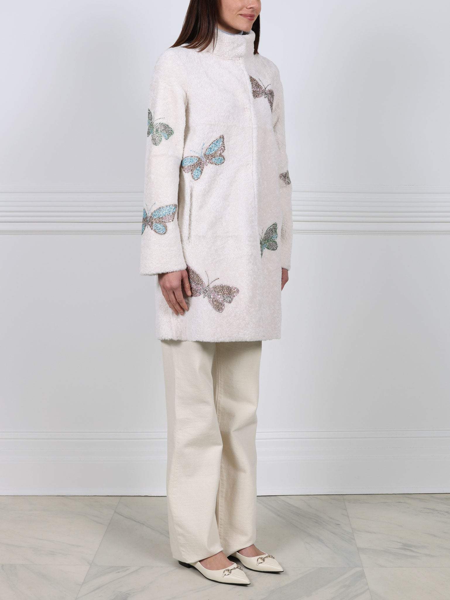 The Butterfly Shearling Coat