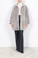 The Jenna Shearling Coat in Multiple Colors