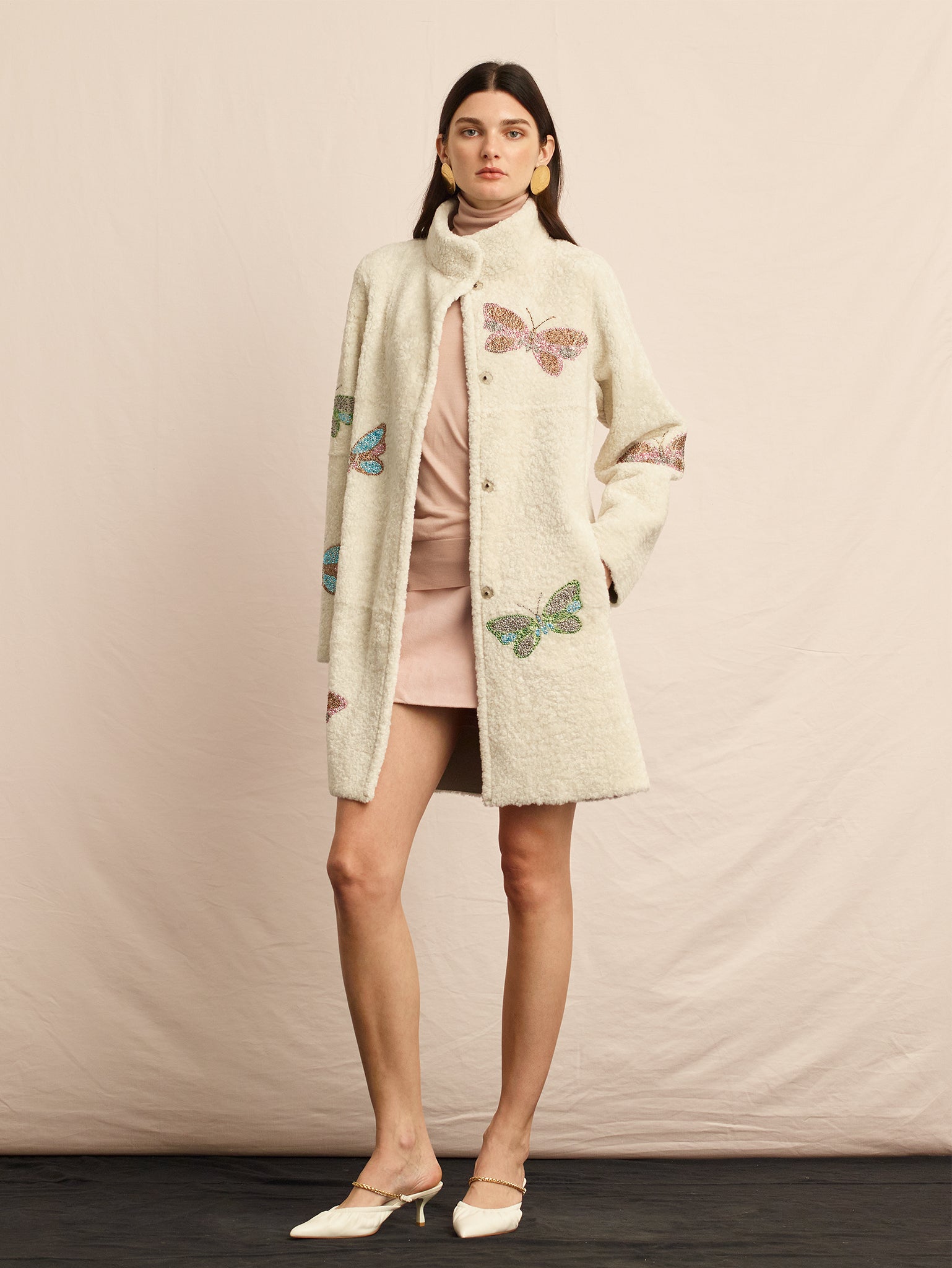 The Butterfly Shearling Coat