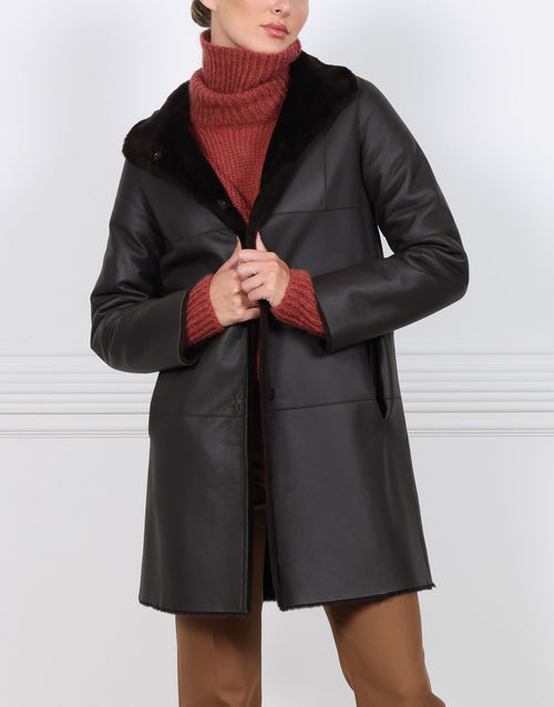 The Jenna Shearling Coat in Multiple Colors