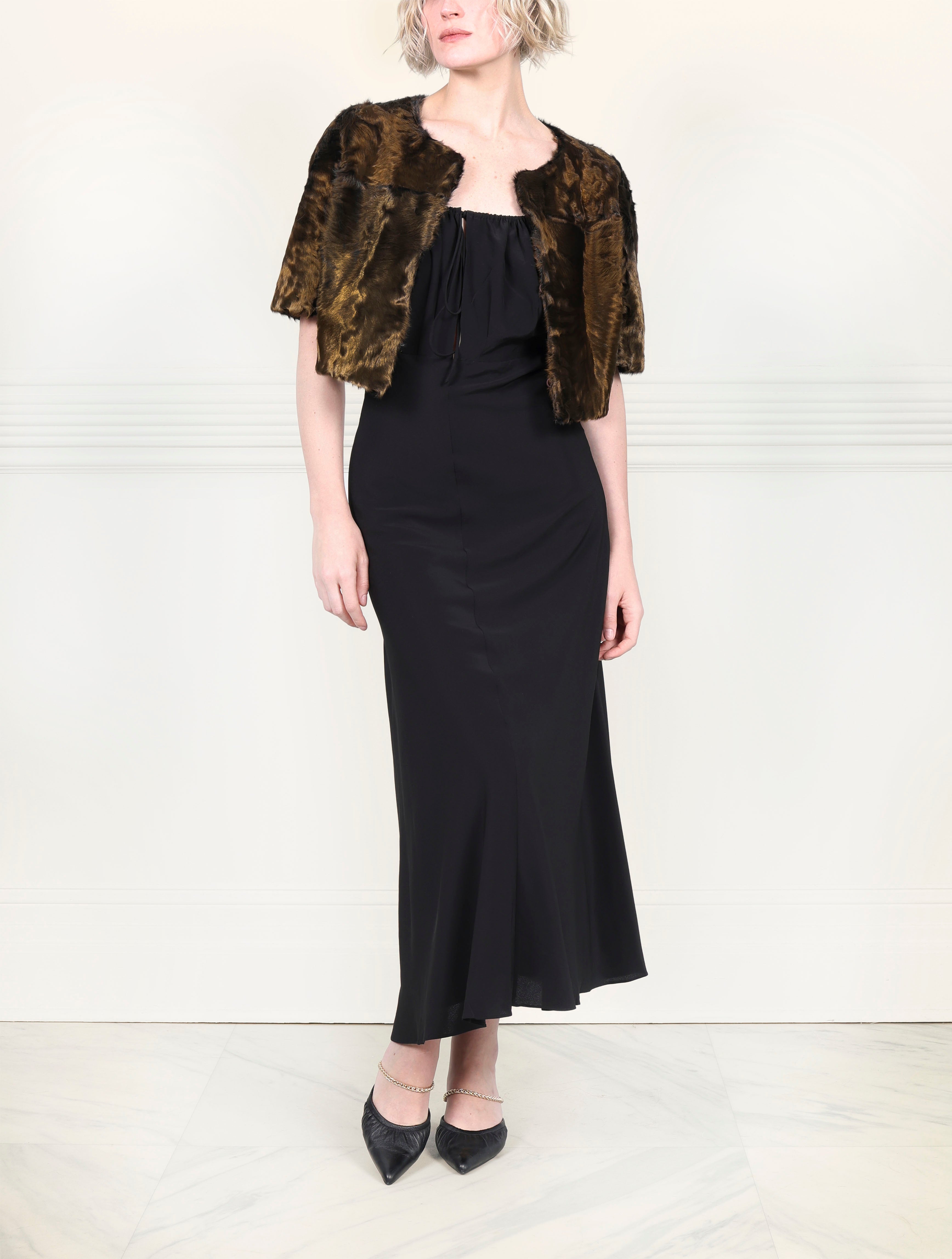 The Carla Lamb Shrug in Gold