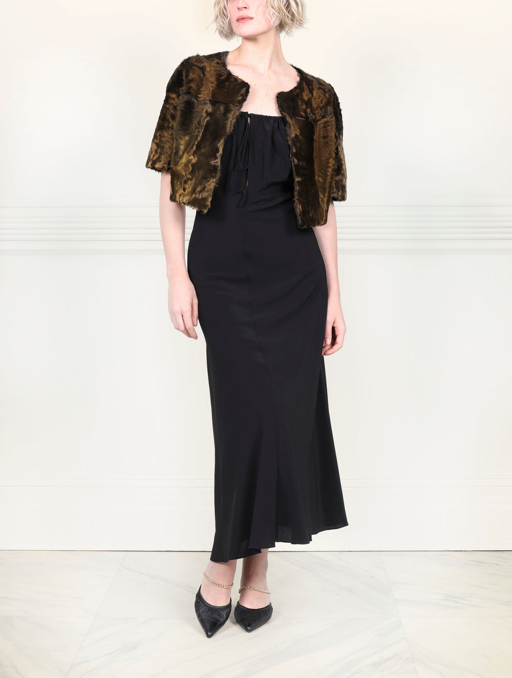 The Carla Lamb Shrug in Gold