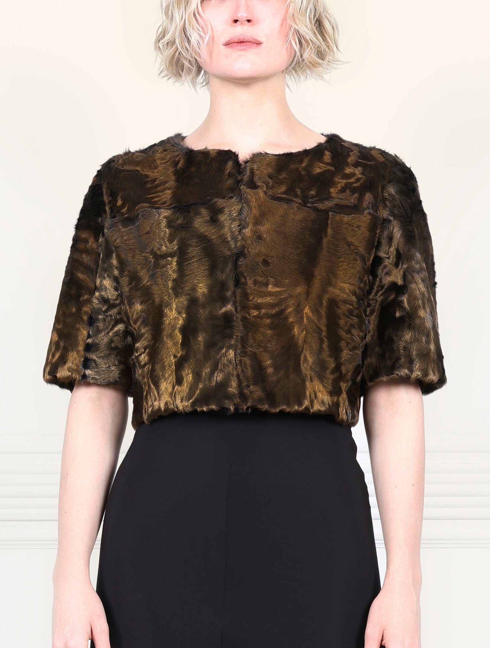 The Carla Lamb Shrug in Gold
