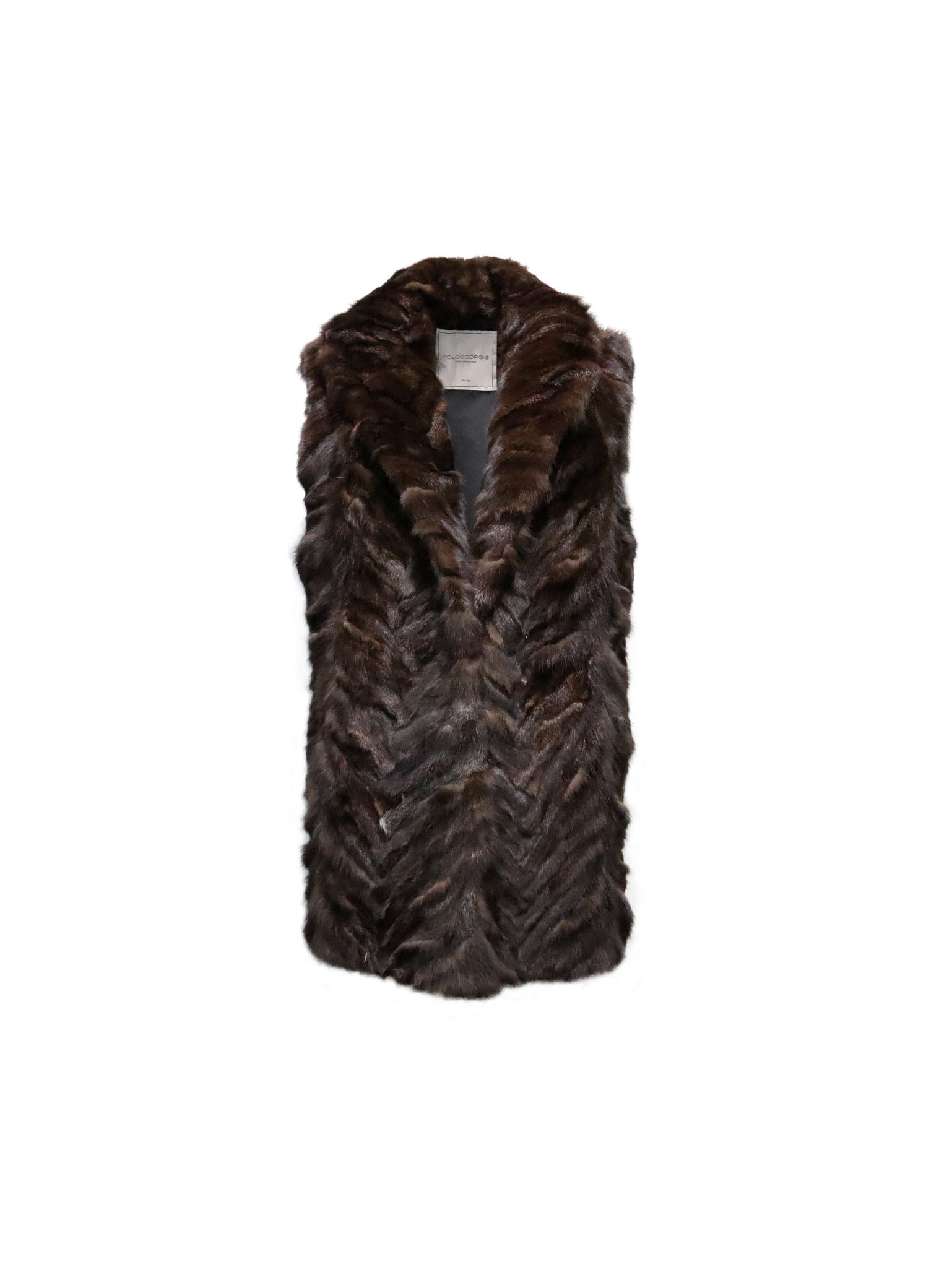 Fox Fur Upcycled Vest